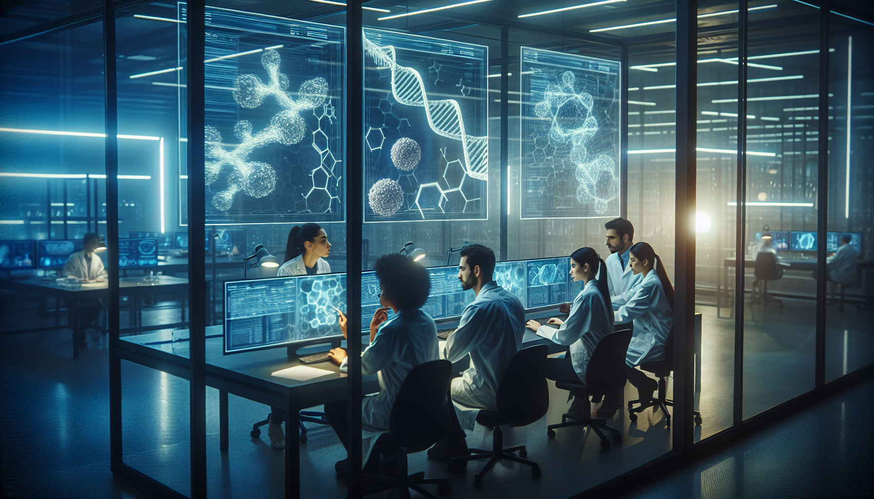 단백질 구조를 설계하는 연구팀