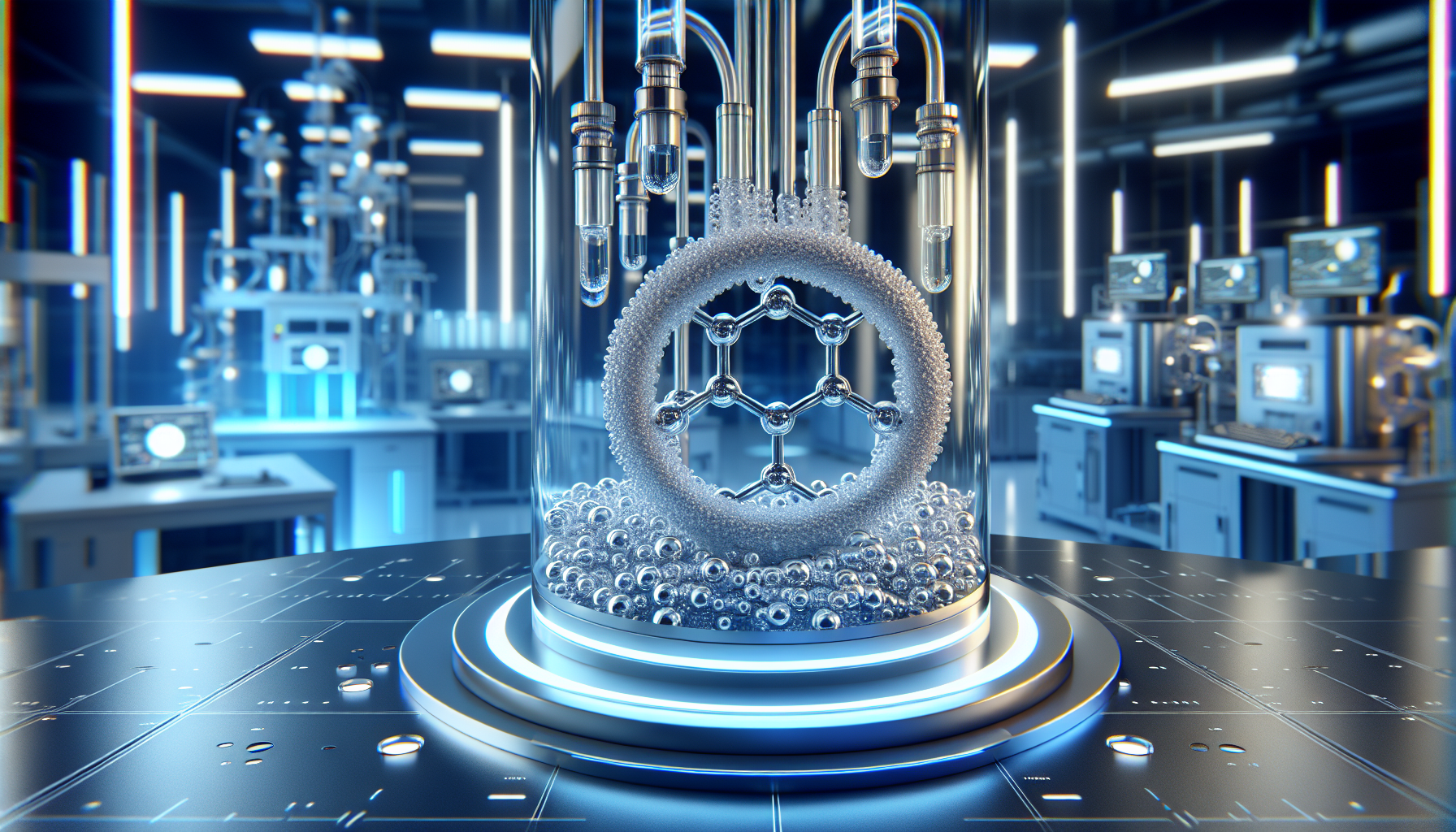 백금 촉매 연구실 모습